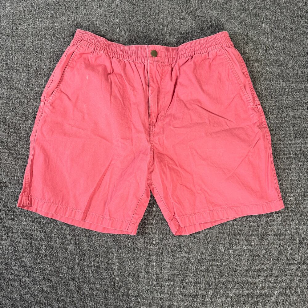 Vintage Y2k J Crew Tripper Coastal Preppy Beach Salmon 7" Short Men's Large
